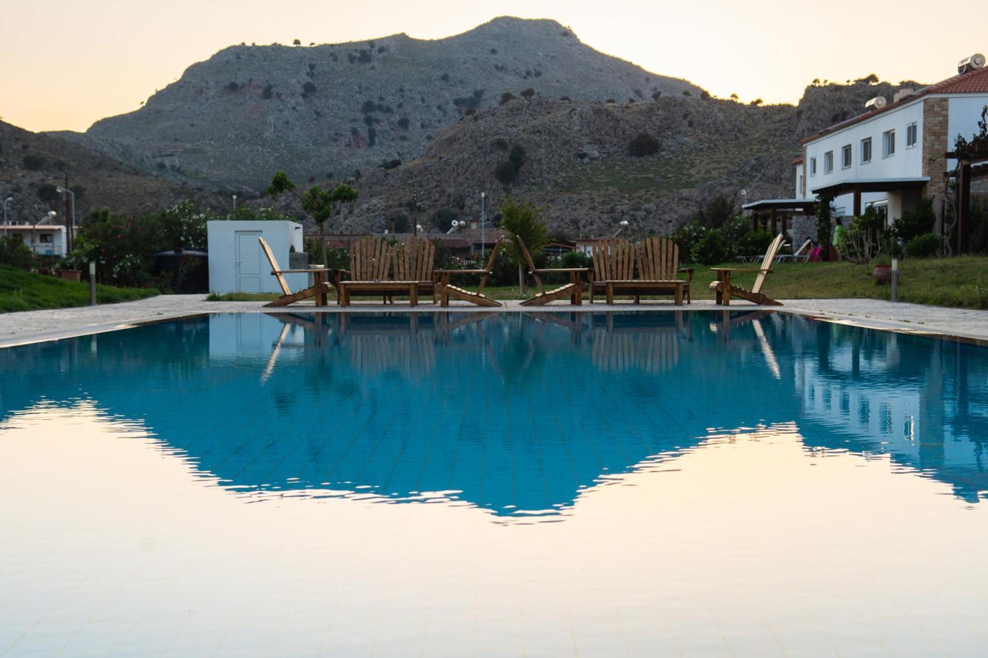 Posidonia Luxury Villas Kolympia Kolymbia Habitación foto